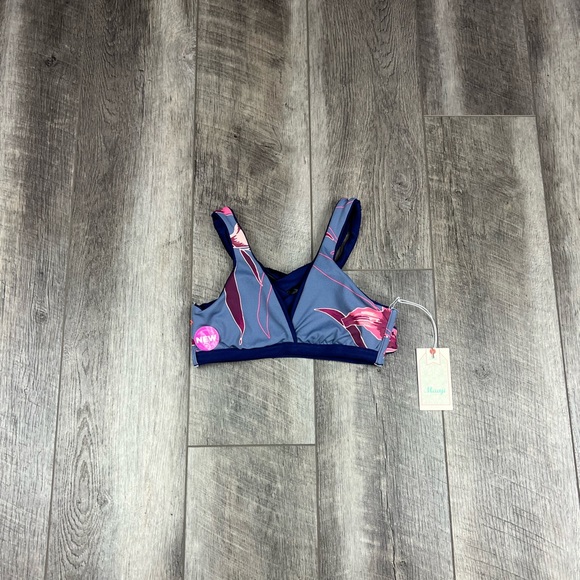 Maaji Blue Reversible Bikini Top‎ - Picture 1 of 12